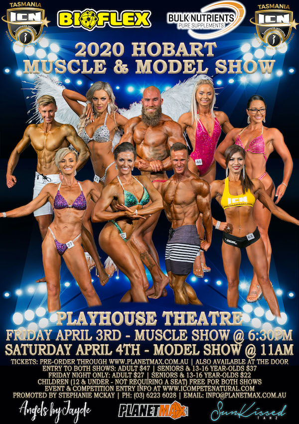 Icn Hobart Muscle And Model Show 4 April 2020 The Playhouse Images, Photos, Reviews