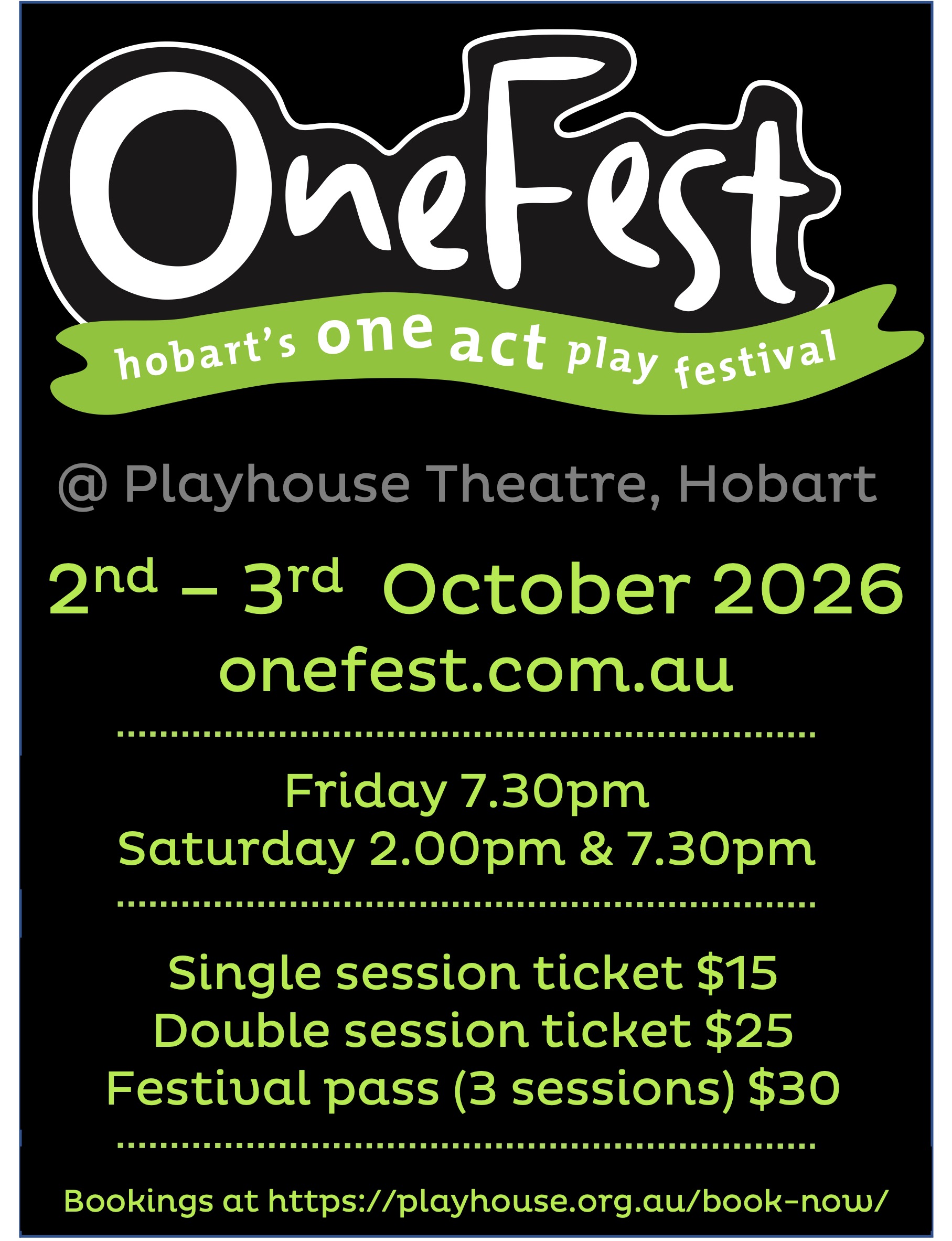 REP Web Ad Ticketing (Port)- Onefest 2026 (2 days)